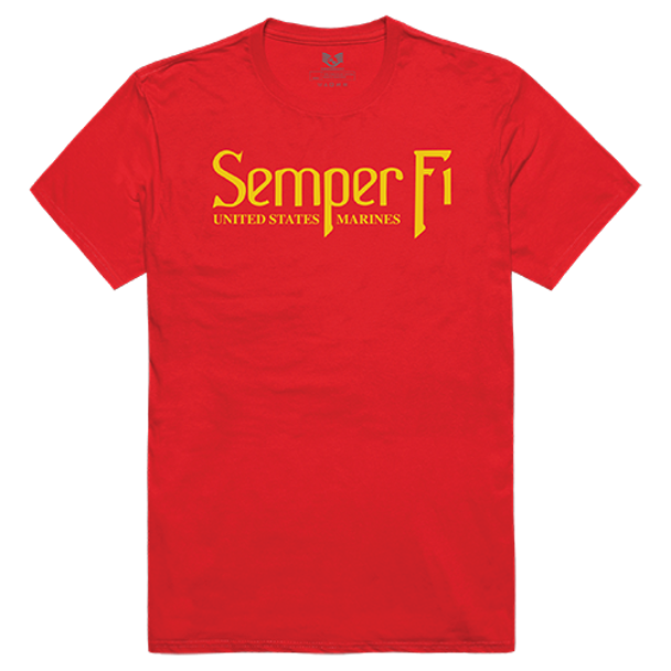 Relaxed Graphic T-Shirt Semper Fi Red
