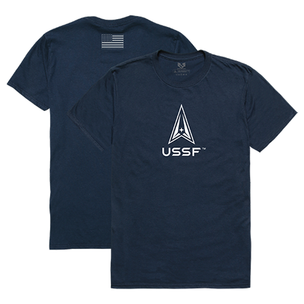 Relaxed Graphic T-Shirt US Space Force Navy