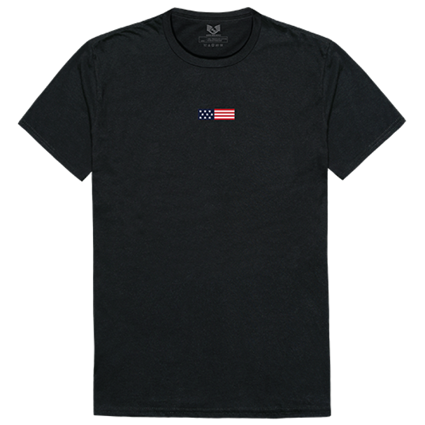 Relaxed Graphic T-Shirt US Flag 1 Black