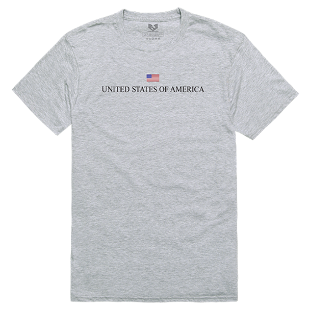 Relaxed Graphic T-Shirt USA Heather Grey