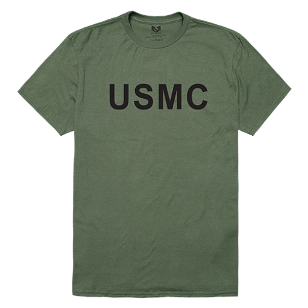 Relaxed Graphic T-Shirt USMC Olive