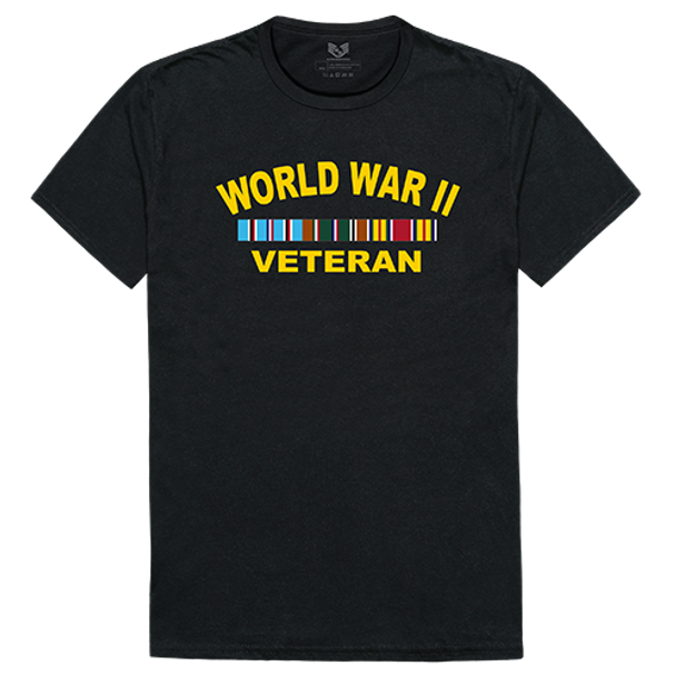 Relaxed Graphic T-Shirt WW II Veteran Black