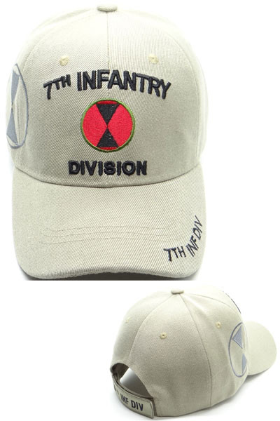 7th Infantry Division Cap - Khaki