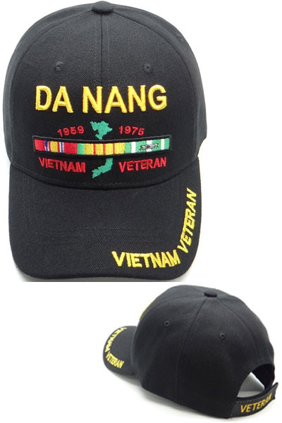 Vietnam Veteran Cap - Da Nang - Black