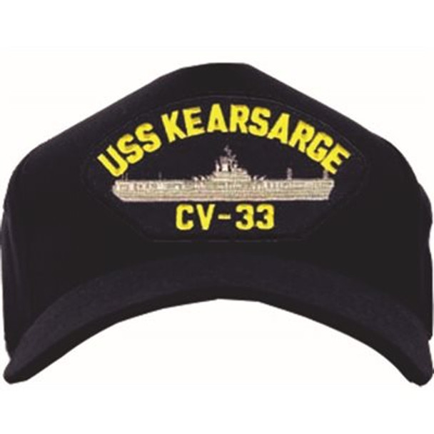 USS Kearsarge CV-33 Ship Cap - U.S. Navy - Made In USA