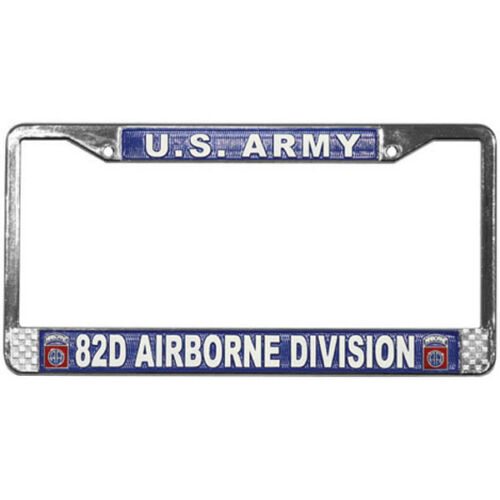 U.S. Army 82nd Airborne Division License Plate Frame - LFA09