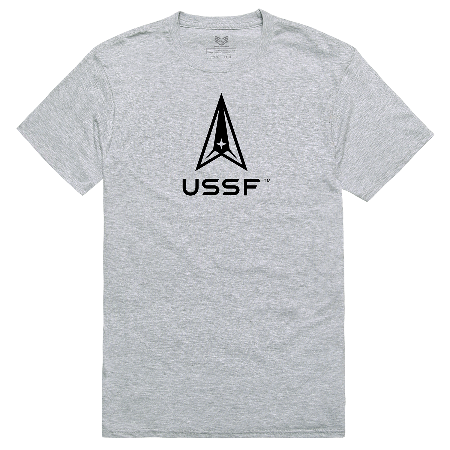 Relaxed Graphic T-Shirt US Space Force 3 Heather Grey