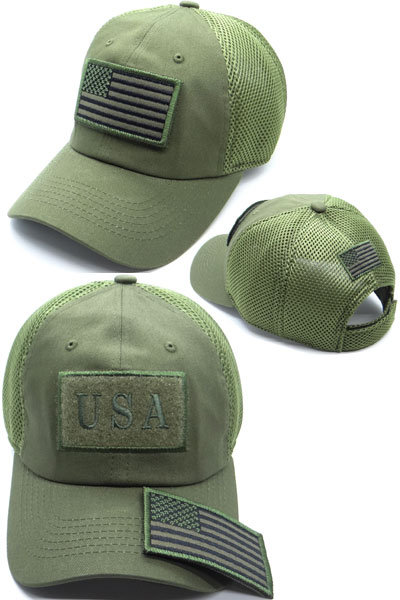 BLACKHAWK American Flag Patch Subdued Olive Drab
