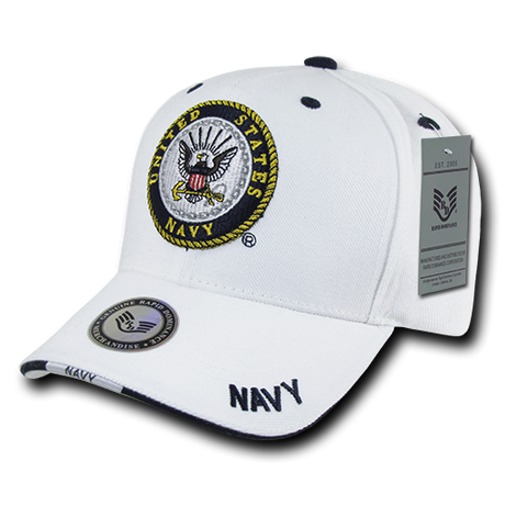 S22 - Military Cap - U.S. Navy - White - USMilitaryHats.com