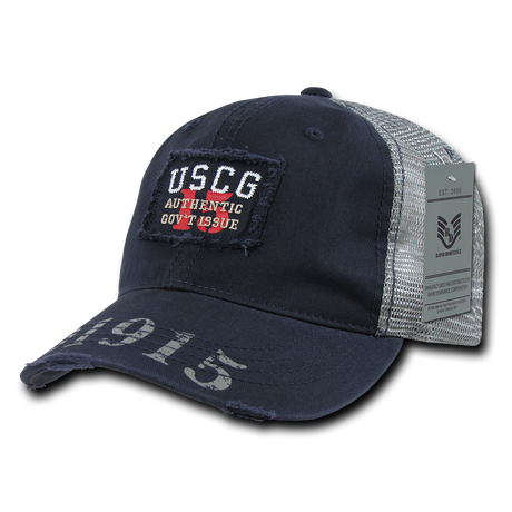 U.S. COAST GUARDヴィンテージ キャップ　USA製　80s S88 - Coast Guard Cap USCG Vintage Military Style Reversible