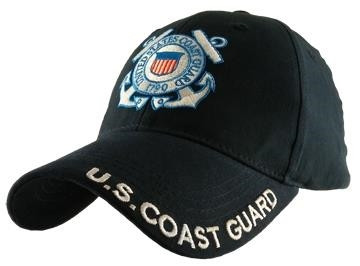 Eagle Crest 6329 - U.S. Coast Guard Cap - Black