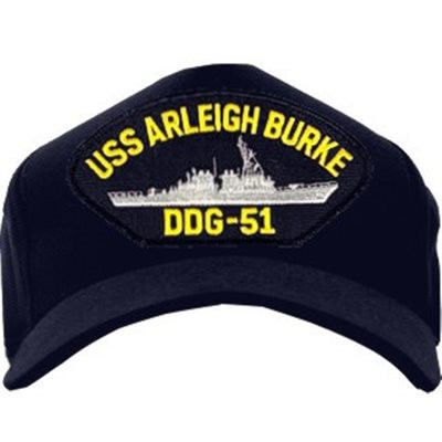 USS Arleigh Burke DDG-51 Ship Cap - USMilitaryHats.com