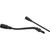 1961-66 Ford F100 / 1960-65 Falcon Short Column Lever Kit: Original Column, Automatic, Black Knobs, Painted Levers