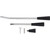 1961-68 GM Car & Truck Short Column Lever kit, Tilt Column, Manual Transmission, Black Knobs
