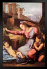 Raphael Madonna with the Blue Diadem Fine Art Baby Realism Romantic Artwork Raffaello Prints Biblical Drawings Portrait Painting Wall Art Renaissance Canvas Art Stand or Hang Wood Frame Display 9x13