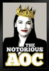 Notorious AOC Political Parody Art Print Stand or Hang Wood Frame Display Poster Print 9x13