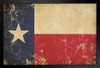 Flag of Texas Old Scratched Aged Vintage Art Print Stand or Hang Wood Frame Display Poster Print 9x13