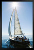 A Family Going Sailing on Sailboat Yacht Photo Photograph Art Print Stand or Hang Wood Frame Display Poster Print 13x9