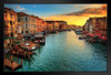 Sunset in Venice Italy Europe Photo Photograph Art Print Stand or Hang Wood Frame Display Poster Print 13x9