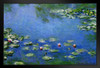 Claude Monet Water Lilies Nympheas 1906 Oil On Canvas French Impressionist Painting Art Print Stand or Hang Wood Frame Display Poster Print 9x13
