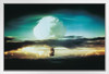 Nuclear Bomb Test Bikini Atoll and Enewetak 1952 Photo Photograph White Wood Framed Poster 20x14