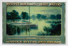 Norfolk Rivers And Broads England Vintage Illustration Travel Art Deco Vintage French Wall Art Nouveau 1920 French Advertising Vintage Poster Prints White Wood Framed Art Poster 14x20