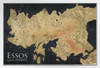 Game of Thrones Map of Essos TV Show White Wood Framed Poster 14x20
