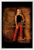 Buffy The Vampire Slayer Into Every Generation a Slayer Is Born 90s TV Show Series Horror White Wood Framed Poster 14x20