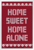 Home Alone Home Sweet Home Alone Sweater Christmas Movie Kevin McAllister Wet Bandits Holiday Film White Wood Framed Poster 14x20