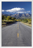 Colorado Route 62 to Telluride from Ridgeway Photo Photograph White Wood Framed Poster 14x20