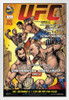 Official UFC 181 Comic Book Style Event Sports White Wood Framed Poster 14x20