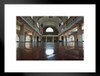 Great hall at Ellis Island Immigration Museum Photo Matted Framed Art Print Wall Decor 20x26 inch