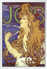 Alphonse Mucha Job Cigarette Paper Alphonse Mucha Art Nouveau Art Prints Mucha Print Art Nouveau Decor Vintage Advertisements Art Poster Ornamental Design Mucha White Wood Framed Art Poster 14x20