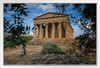 Valley of the Temples Agrigento Sicily Italy Photo Photograph White Wood Framed Poster 20x14