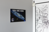 You Are Here Galaxy Retro Solar System Human Earth Location in Outer Space Universe Constellation Walls Hubble Prints Planets Cool Wall Art Print Poster 36x24