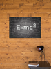 Physics Formula Wall Decor School Supplies Room Wall Art Poster Science Classroom Decoration Modern High School Educational Wall Chalkboard Style Cool Wall Art Print Poster 18x12