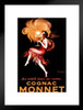 Leonetto Cappiello Cognac Monnet Sunset In A Glass Vintage French Advertising Soleil Verre Liquor Ad Woman Drinking Bottle Decoration Matted Framed Art Wall Decor 20x26