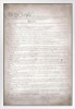 Constitution of The United States America Historical Document Reproduction Replica Copy US History Classroom Teacher Educational American Government White Wood Framed Poster 14x20