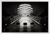 Canary Wharf Station London England Underground Photo Photograph White Wood Framed Poster 20x14