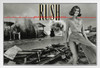 Rush Permanent Waves Album Cover Art Retro Vintage Style Rock Band Music White Wood Framed Poster 14x20