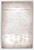 Declaration of Independence United States Continental Congress Philadelphia 1776 Art White Wood Framed Poster 14x20