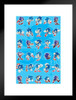 Sonic the Hedgehog 30th Anniversary Character Evolution Sega Video Game Retro Classic Gamer Matted Framed Wall Decor Art Print 20x26