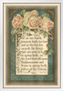 Isaiah 61 11 Illustrated Victorian Bible Quotation White Wood Framed Poster 14x20
