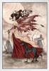 The Red Queen by Amy Brown White Wood Framed Poster 14x20