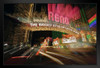 Reno Nevada Biggest Little City In World Neon Sign Blurred Motion Photo Photograph Art Print Stand or Hang Wood Frame Display Poster Print 13x9