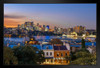 North Sydney Australia Skyline Cityscape at Dusk Photo Photograph Art Print Stand or Hang Wood Frame Display Poster Print 13x9