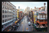 View of Chinatown from Manhattan Bridge New York City NYC Photo Photograph Art Print Stand or Hang Wood Frame Display Poster Print 13x9