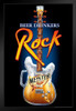 Beer Drinkers Rock Guitar Music Art Print Stand or Hang Wood Frame Display Poster Print 9x13