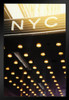 New York City Sign and Lights Photo Photograph Art Print Stand or Hang Wood Frame Display Poster Print 9x13