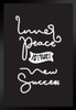 Inner Peace Is The New Success Inspirational Famous Motivational Inspirational Quote Teamwork Inspire Quotation Gratitude Positivity Support Motivate Good Vibes Stand or Hang Wood Frame Display 9x13